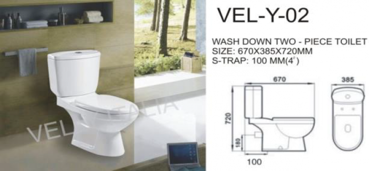 VELLY ITALIA | Sanitary Ware | VEL-Y02