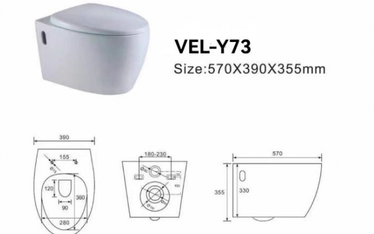 VELLY ITALIA | Sanitary Ware | VEL-Y73