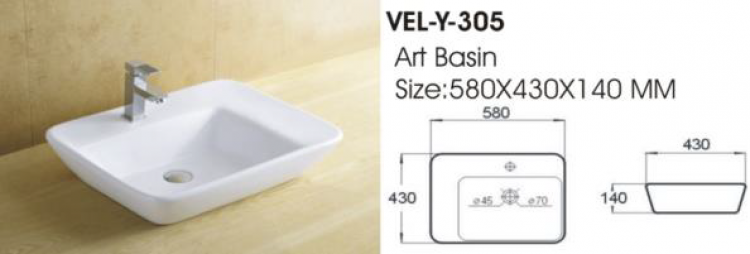 VELLY ITALIA | Sanitary Ware | VEL-Y305