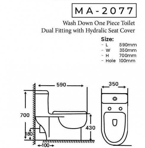 Marachi | Sanitary Ware | MA2077