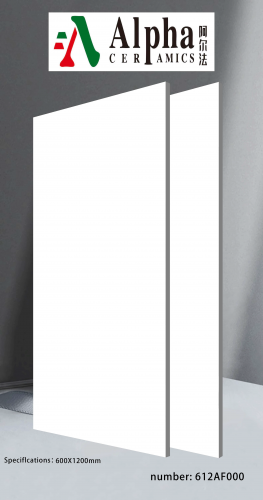 ALPHA  | Tiles | 24 X 48 | 612AF000 | Floor Tile | Polished | White | Prime
