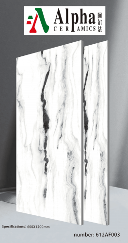 ALPHA  | Tiles | 24 X 48 | 612AF003 | Floor Tile | Polished | White | Prime