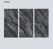 ALPHA  | Tiles | 24 X 48 | 612AF020B | Floor Tile | Polished | Black  | Prime