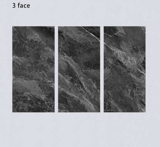 ALPHA  | Tiles | 24 X 48 | 612AF025B | Floor Tile | Polished | Metalic Grey | Prime