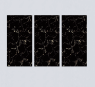ALPHA  | Tiles | 24 X 48 | 612AF029H | Floor Tile | Polished | Black  | Prime