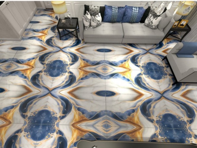 ALPHA  | Tiles | 24 X 48 | 612AF032B1B2 | Floor Tile | Polished | Multicolour | Prime