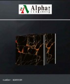 ALPHA  | Tiles | 24 X 24 | 60AF010H | Floor Tile | Polished | Black  | Prime