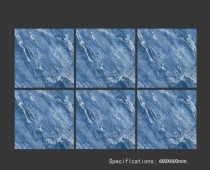 ALPHA  | Tiles | 24 X 24 | 60AF041B | Floor Tile | Polished | Blue | Prime