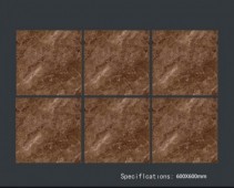 ALPHA  | Tiles | 24 X 24 | 60AF039B | Floor Tile | Polished | Cofee Brown | Prime