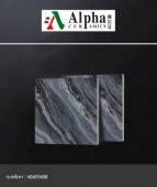 ALPHA  | Tiles | 24 X 24 | 60AF040B | Floor Tile | Polished | Grey | Prime