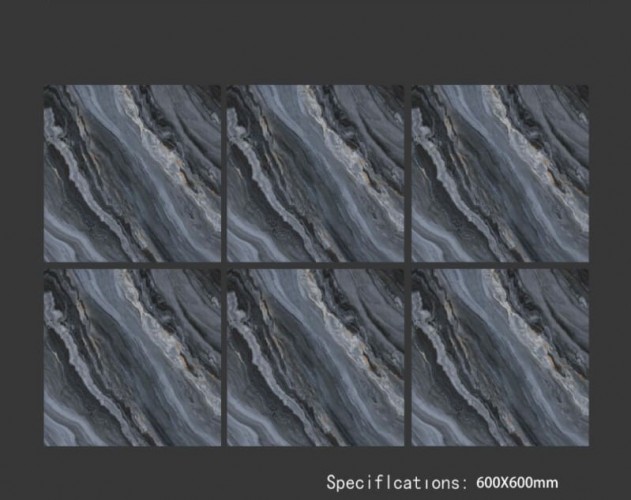 ALPHA  | Tiles | 24 X 24 | 60AF040B | Floor Tile | Polished | Grey | Prime