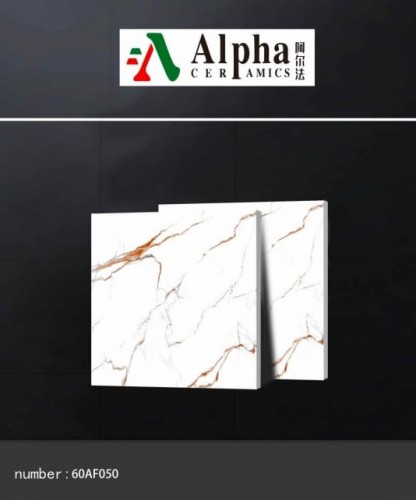 ALPHA  | Tiles | 24 X 24 | 60AF050 | Floor Tile | Polished | White | Prime