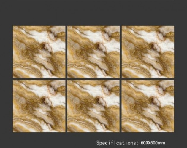 ALPHA  | Tiles | 24 X 24 | 60AF032 | Floor Tile | Polished | Ivory Brown | Prime