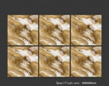 ALPHA  | Tiles | 24 X 24 | 60AF032 | Floor Tile | Polished | Ivory Brown | Prime