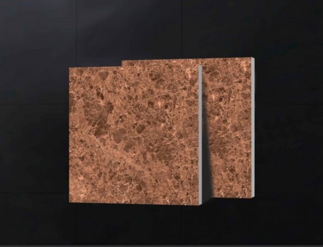 ALPHA  | Tiles | 24 X 24 | 60AF021B | Floor Tile | Polished | Dark Brown | Prime