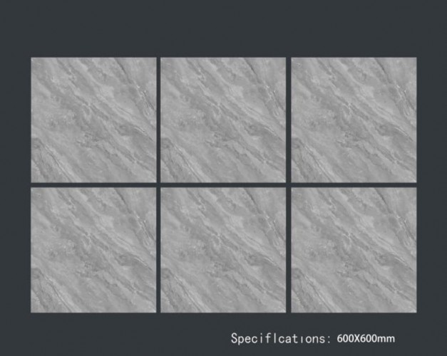 ALPHA  | Tiles | 24 X 24 | 60AF012 | Floor Tile | Polished | Grey | Prime