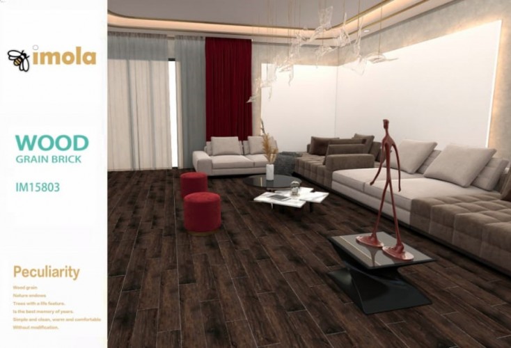 IMOLA | Tiles | 6 X 32 | IM15803 | Floor Tile | Matt | Wood | Prime