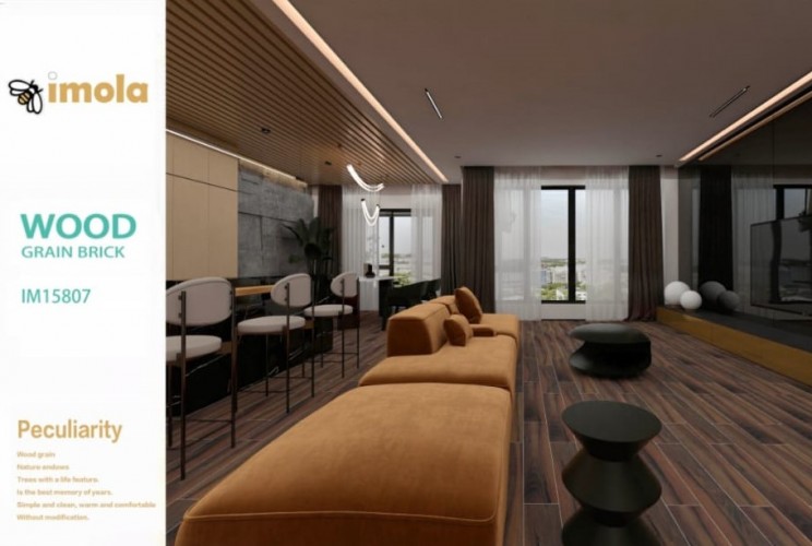 IMOLA | Tiles | 6 X 32 | IM15807 | Floor Tile | Matt | Wood | Prime