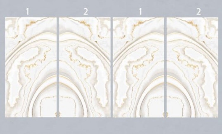 GLORY | Tiles | 24 X 48 | 612GY034A1A2 | Floor Tile | Polished | Ivory | Prime