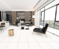 OREAL  | Tiles | 16 X 16 | OR4400 | Floor Tile | Matt | White | Prime