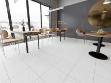 OREAL  | Tiles | 16 X 16 | OR4407 | Floor Tile | Matt | White | Prime