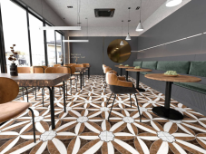 OREAL  | Tiles | 16 X 16 | OR4408 | Floor Tile | Matt | Ivory Brown | Prime