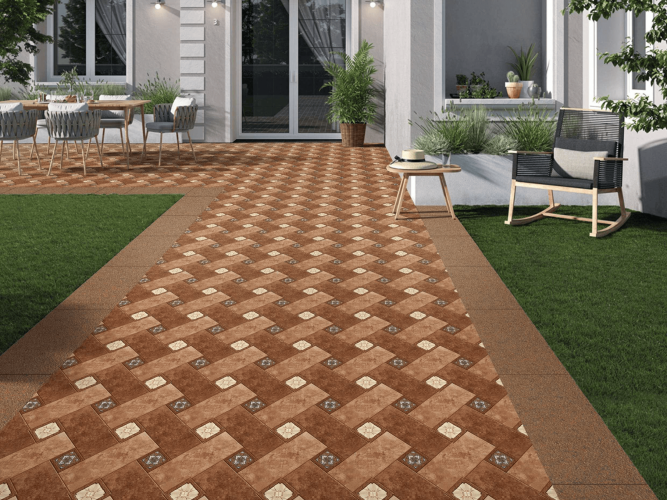 OREAL  | Tiles | 16 X 16 | OR4412 | Floor Tile | Matt | Ivory Brown | Prime