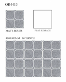 OREAL  | Tiles | 16 X 16 | OR4415 | Floor Tile | Matt | Grey | Prime