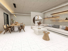 OREAL  | Tiles | 16 X 16 | OR4436 | Floor Tile | Matt | White | Prime