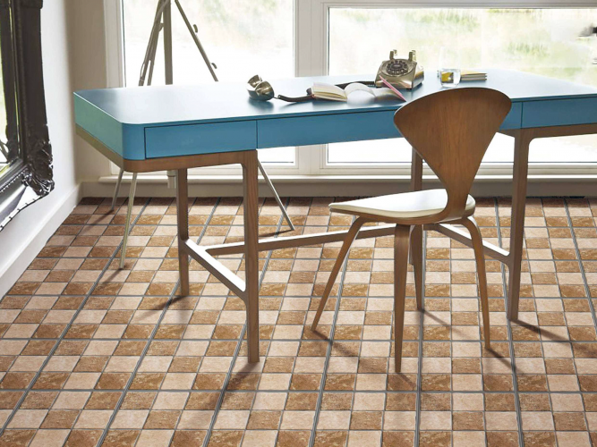 OREAL  | Tiles | 16 X 16 | OR4419 | Floor Tile | Matt | Ivory Brown | Prime