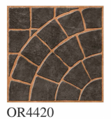 OREAL  | Tiles | 16 X 16 | OR4420 | Floor Tile | Matt | Cofee Brown | Prime