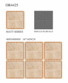 OREAL  | Tiles | 16 X 16 | OR4425 | Floor Tile | Matt | Ivory | Prime