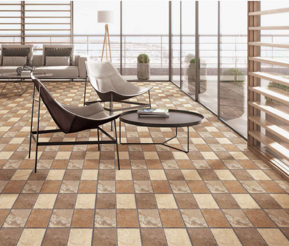 OREAL  | Tiles | 16 X 16 | OR4426 | Floor Tile | Matt | Ivory Brown | Prime