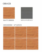 OREAL  | Tiles | 16 X 16 | OR4428 | Floor Tile | Matt | Wood | Prime