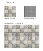 OREAL  | Tiles | 16 X 16 | OR4439 | Floor Tile | Matt | Grey | Prime