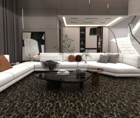 OREAL  | Tiles | 16 X 16 | OR4433B | Floor Tile | Matt | Black  | Prime