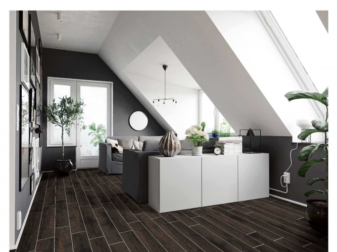 OREAL | Tiles | 6 X 32 | OR15805 | Floor Tile | Matt | Wood Brown | Prime