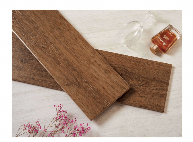 OREAL | Tiles | 6 X 32 | OR15812 | Floor Tile | Matt | Wood Brown | Prime