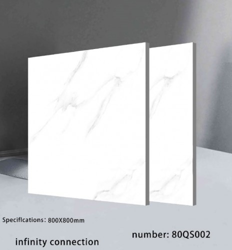 QIANG SHENG | Tiles | 32 X 32 | 80QS002 | Floor Tile | Polished | White | AAA Quality