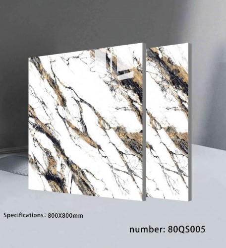 QIANG SHENG | Tiles | 32 X 32 | 80QS005 | Floor Tile | Polished | White | AAA Quality