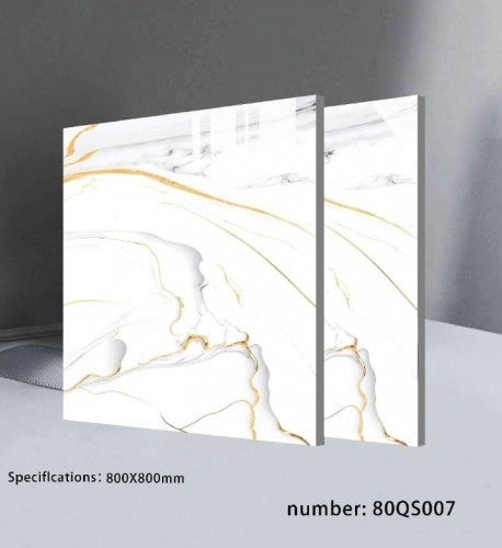 QIANG SHENG | Tiles | 32 X 32 | 80QS007 | Floor Tile | Polished | White | AAA Quality