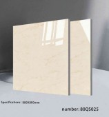 QIANG SHENG | Tiles | 32 X 32 | 80QS025 | Floor Tile | Polished | Ivory | AAA Quality