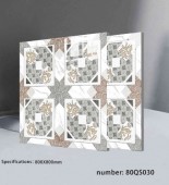 QIANG SHENG | Tiles | 32 X 32 | 80QS030 | Floor Tile | Polished | Grey White | AAA Quality