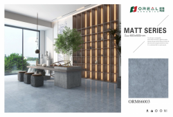 OREAL | Tiles | 24 X 24 | ORM66003 | Floor Tile | Matt | Grey | AAA Quality