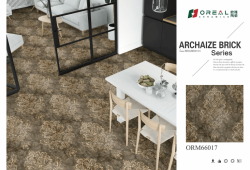 OREAL | Tiles | 24 X 24 | ORM66017 | Floor Tile | Matt | Metalic Brown | AAA Quality