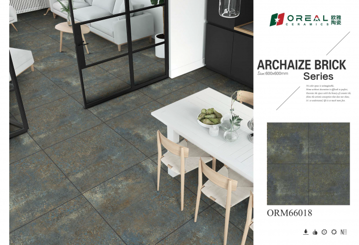 OREAL | Tiles | 24 X 24 | ORM66018 | Floor Tile | Matt | Grey | AAA Quality