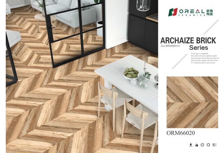 OREAL | Tiles | 24 X 24 | ORM66020 | Floor Tile | Matt | Wood | AAA Quality