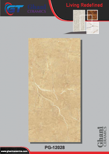 Ghani | Tiles | 24 X 48 | PG12028 | Floor Tile | Polished | Ivory | Prime