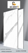GLORY | Tiles | 24 X 48 | 612GY006 | Floor Tile | Polished | White | AAA Quality