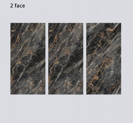 GLORY | Tiles | 24 X 48 | 612GY028B | Floor Tile | Polished | Metalic Brown | AAA Quality